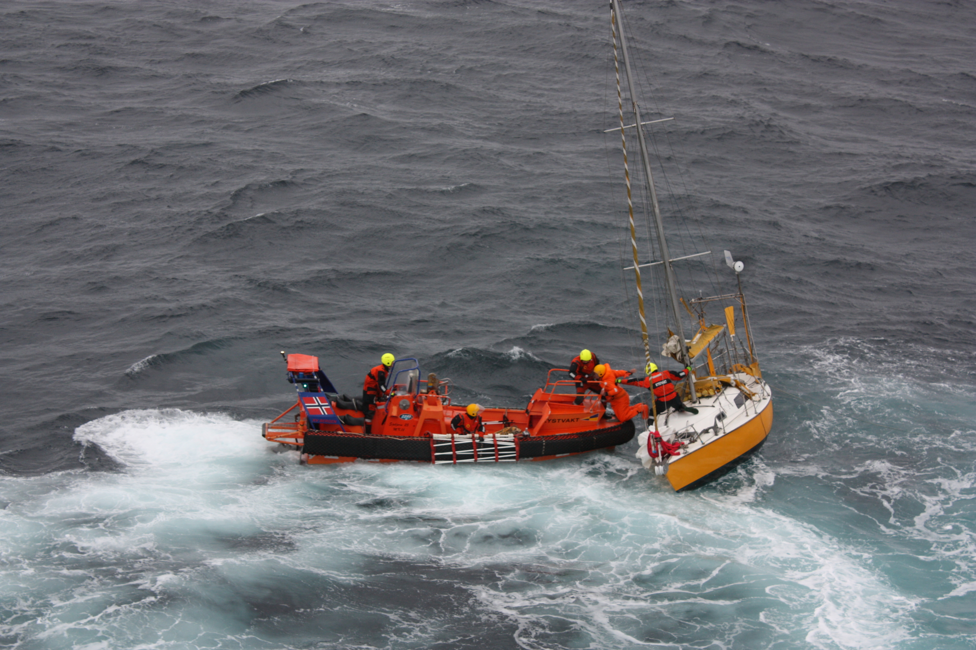 yachtsman rescued