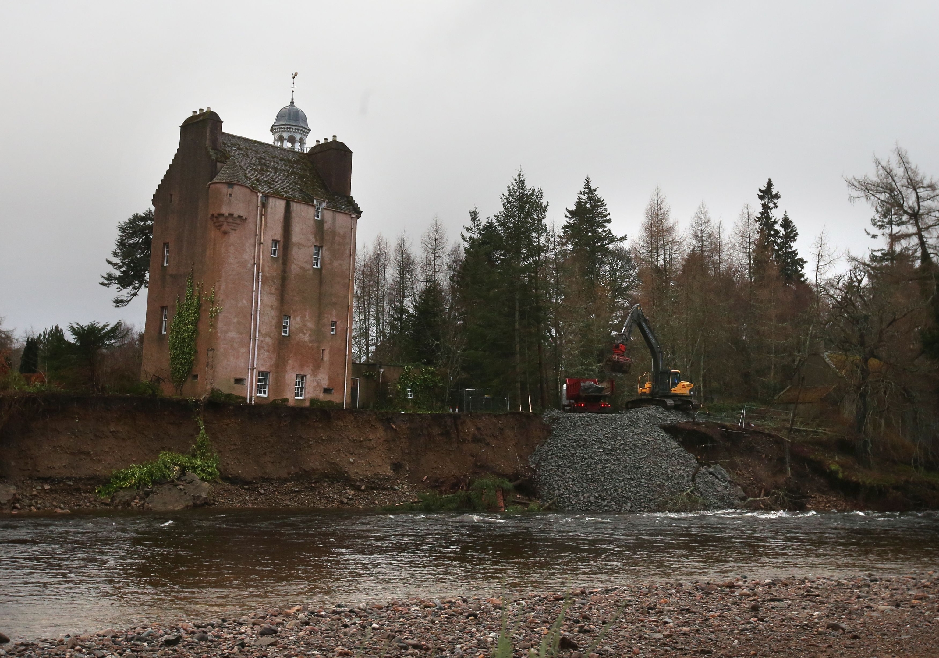 PICTURES: Castle teetering on the brink of destruction | Press and Journal