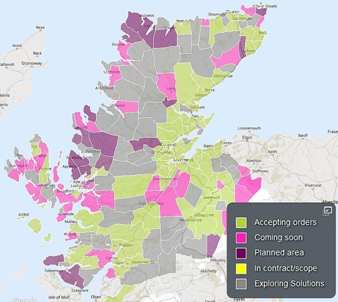 MAP: Where in Scotland is being let down by BT Broadband?  Press and Journal