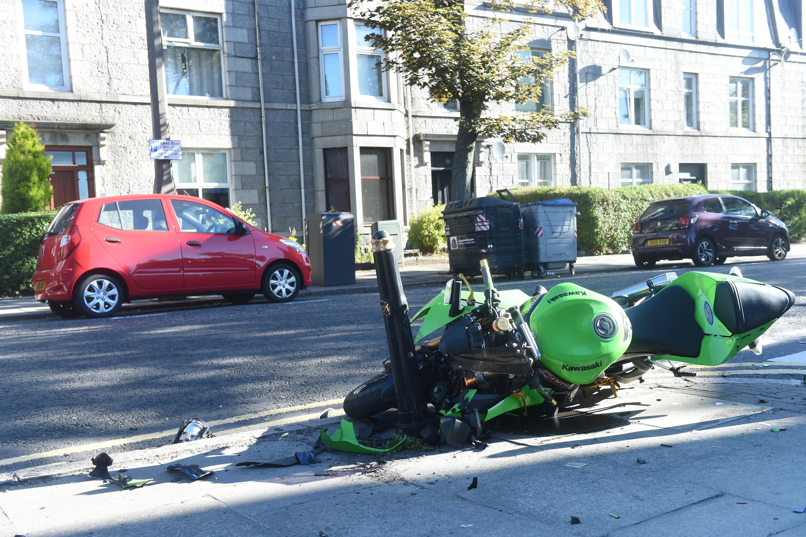 VIDEO: Motorcyclist taken to hospital after Aberdeen city centre ...