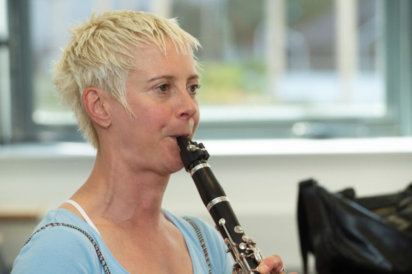 Scottish Symphony Orchestra's Joanna Nicholson on clarinet
Pictures by JASON HEDGES
