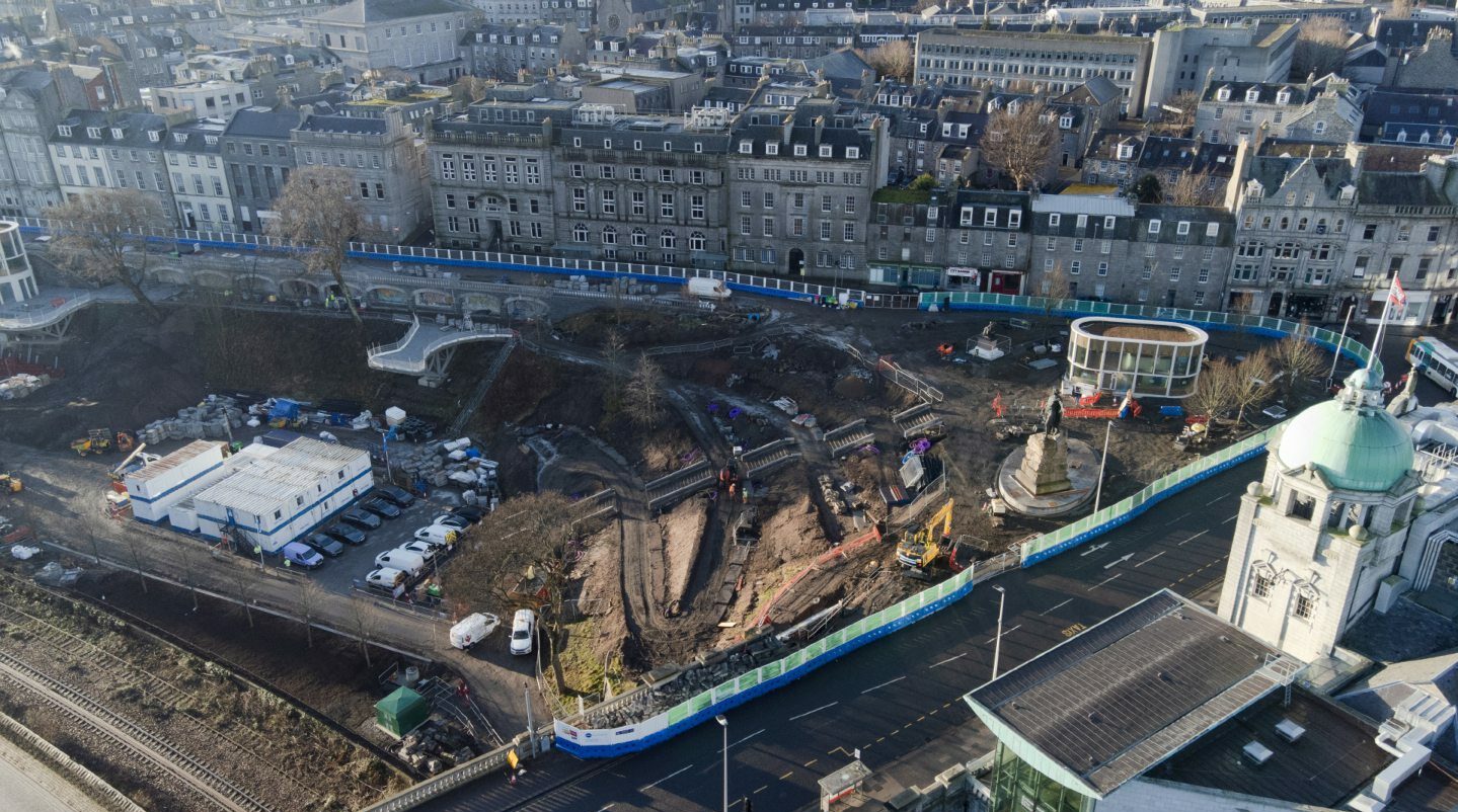 No word on when public to be allowed into refurbed Union Terrace Gardens