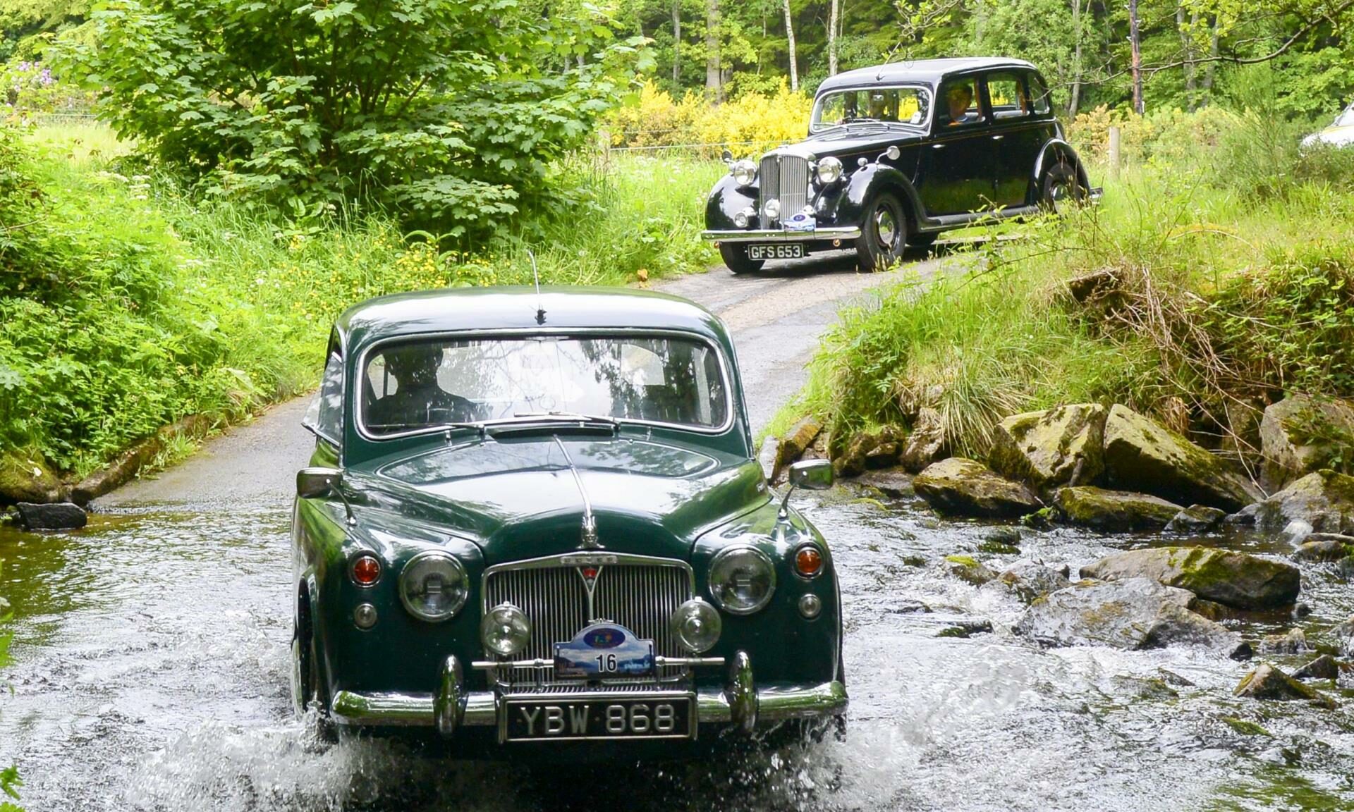 Inverness classic car tour gets back on the road
