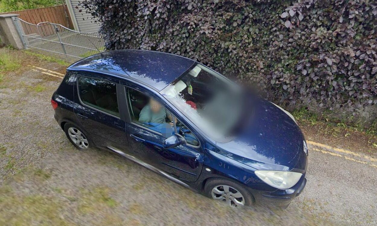 Aberdeen driver caught with his pants down on Google Maps