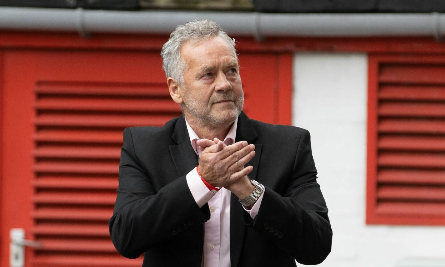 Aberdeen fans send best wishes to Dougie Bell after heart attack