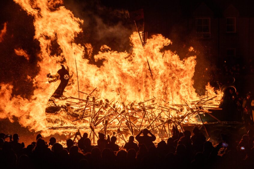 Up Helly Aa revellers stranded in Shetland due to severe weather